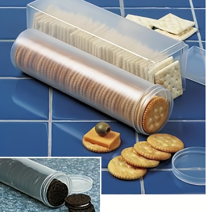 Kitchen Baking Tray Organizer - Contenitore Rettangolare Trasparente Sigillato per Alimenti