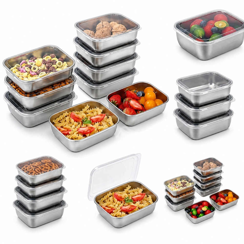 Kitchen Baking Tray Organizer - Set di 6 Contenitori per Alimenti