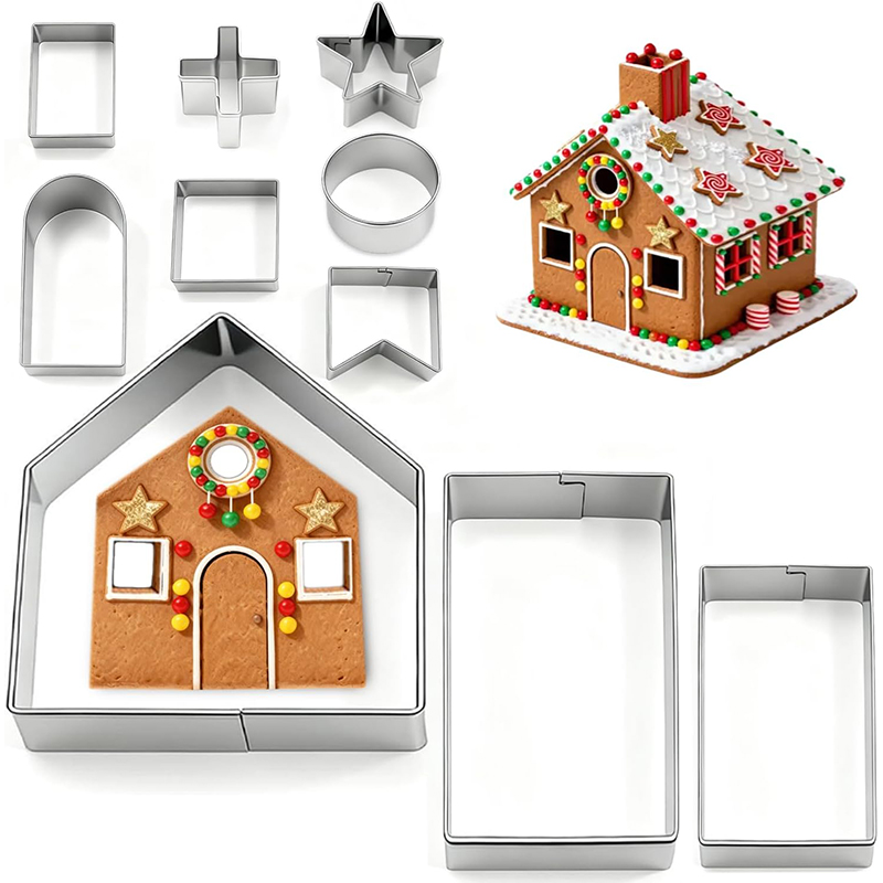 Kitchen And Baking Equipment - Set di 10 Tagliabiscotti per Casa