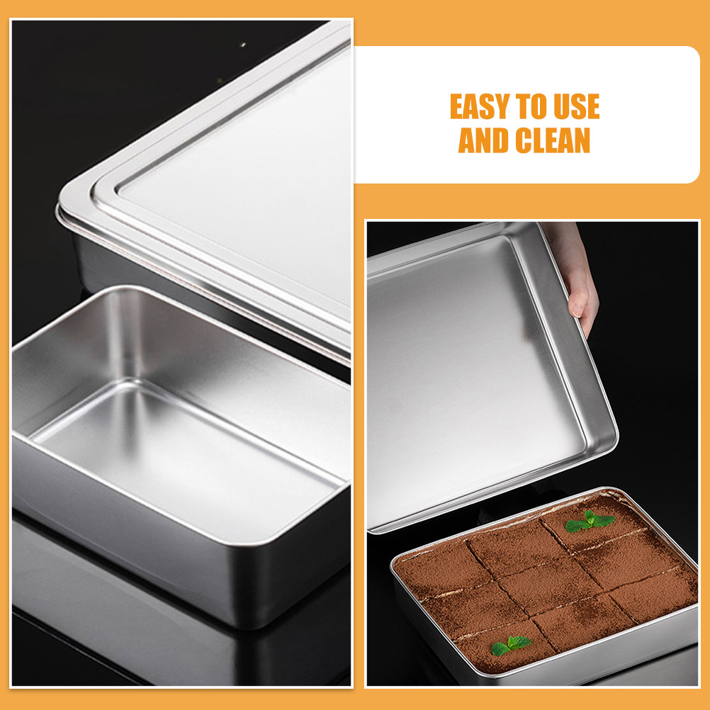 2 teglie rettangolari in accia - Kitchen Baking Oven recensione e prezzo