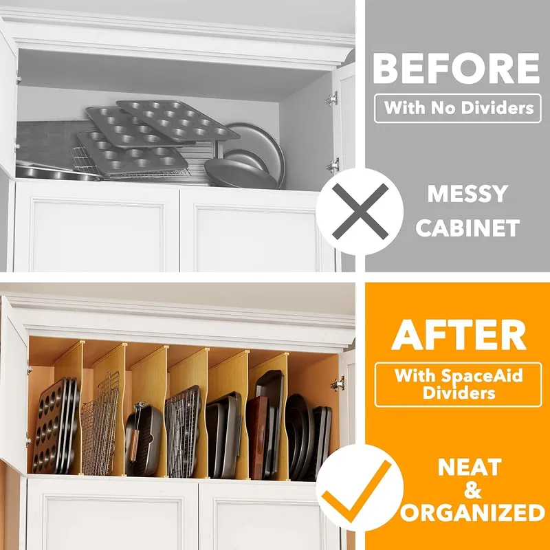 Set da 6 divisori per vassoi d - Kitchen Baking Sheet Organizer recensione e prezzo