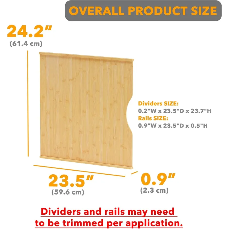 Set da 6 divisori per vassoi d - Kitchen Baking Sheet Organizer recensione e prezzo