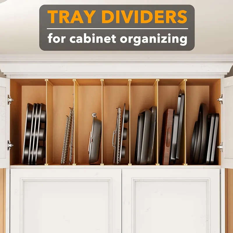Set da 6 divisori per vassoi d - Kitchen Baking Sheet Organizer recensione e prezzo