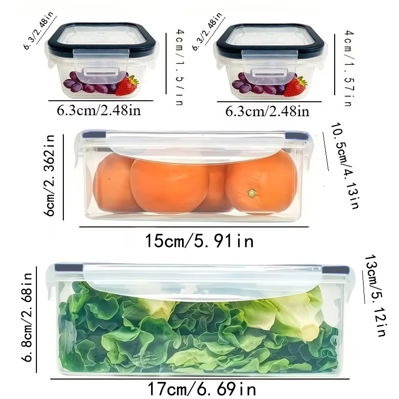 Set da 8 Pezzi: 4 Contenitori  - Kitchen Baking Tray Organizer recensione e prezzo