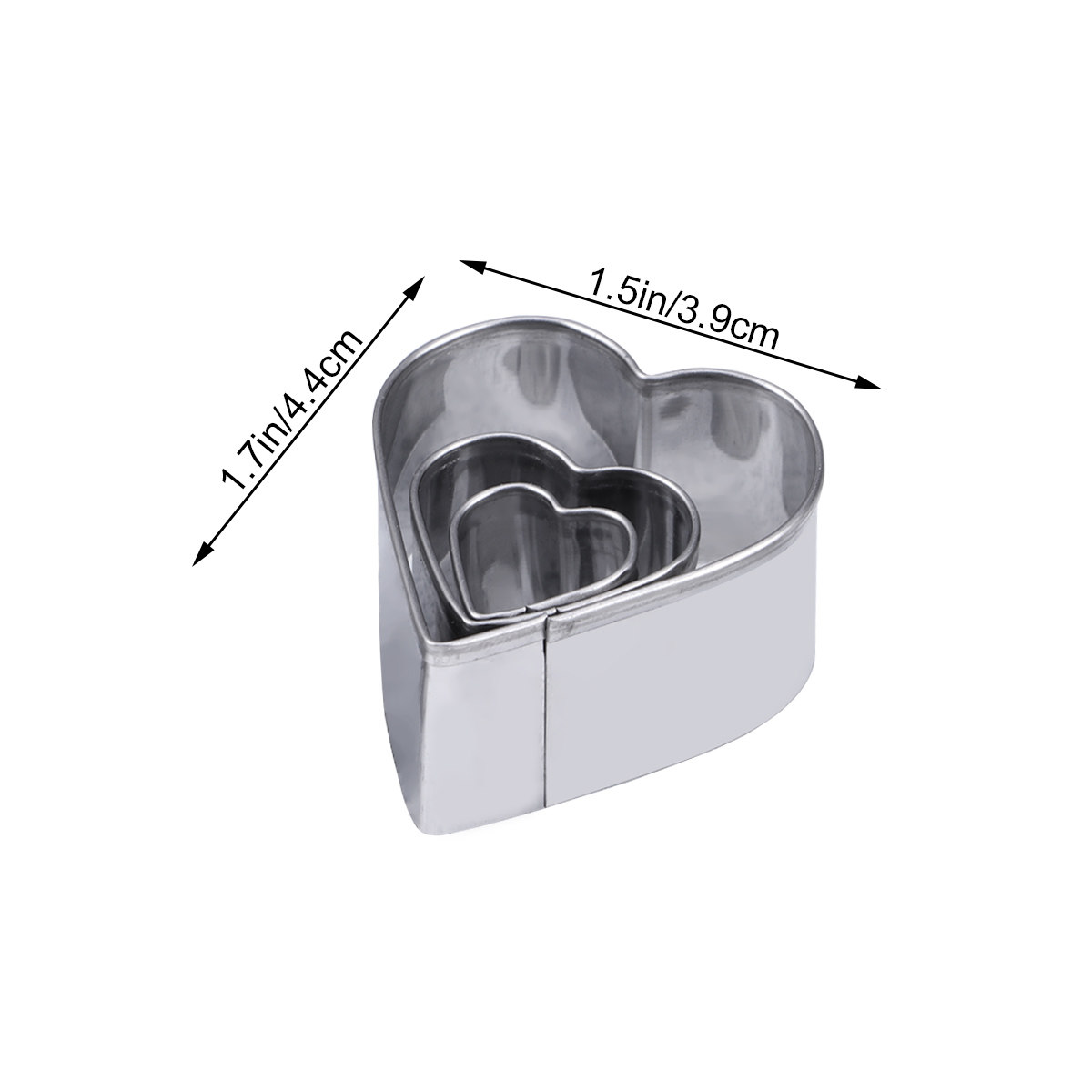 Set di tagliabiscotti in accia - Kitchen Bakery recensione e prezzo