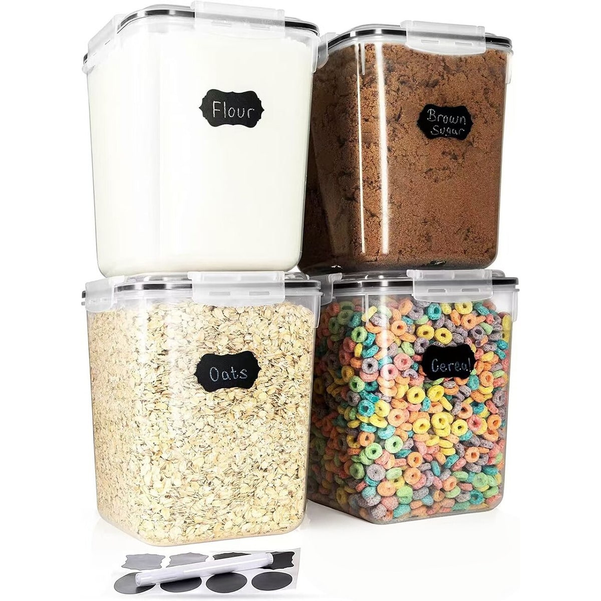 Set da 4 contenitori grandi pe - Kitchen Baking Storage Containers recensione e prezzo