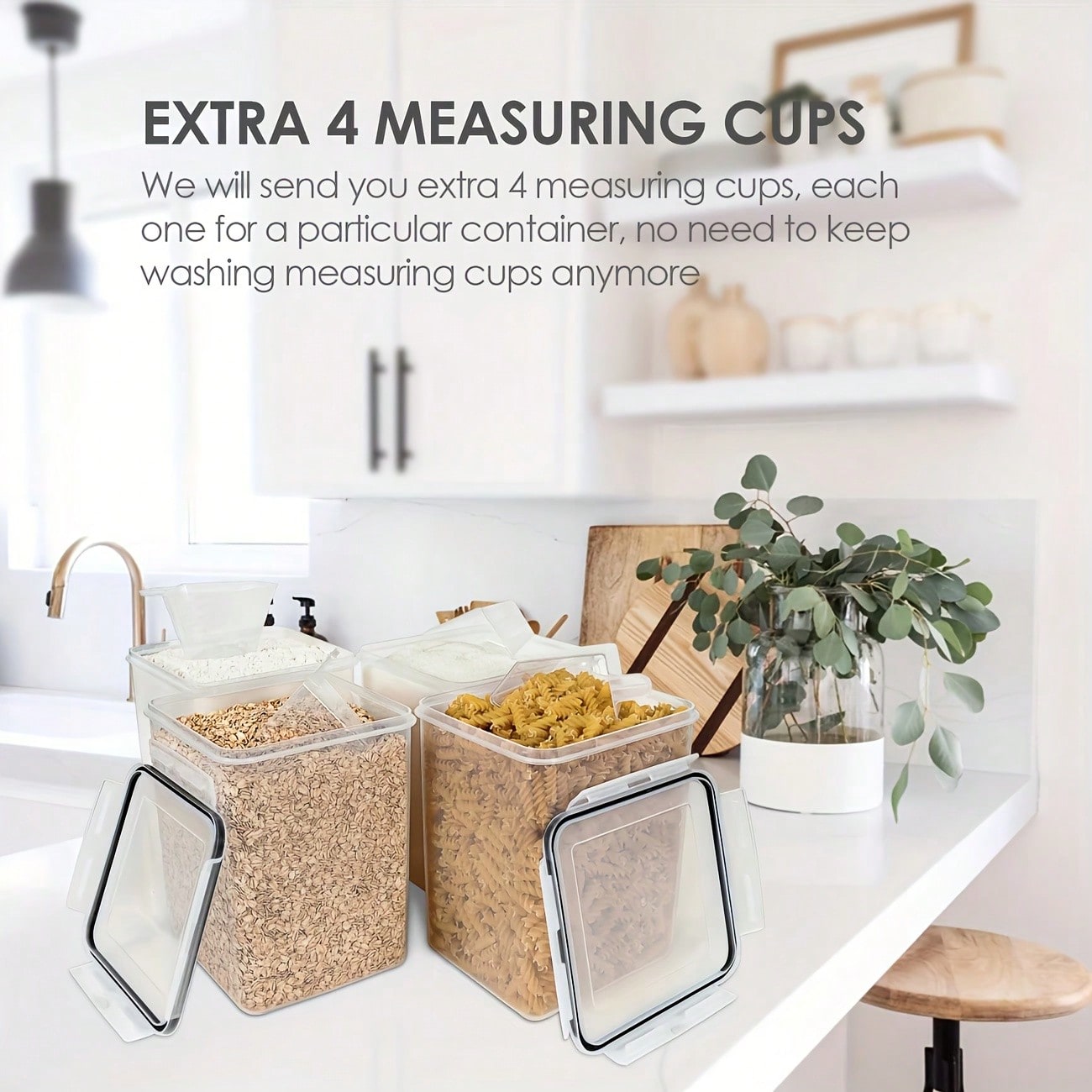Set da 4 contenitori grandi pe - Kitchen Baking Storage Containers recensione e prezzo